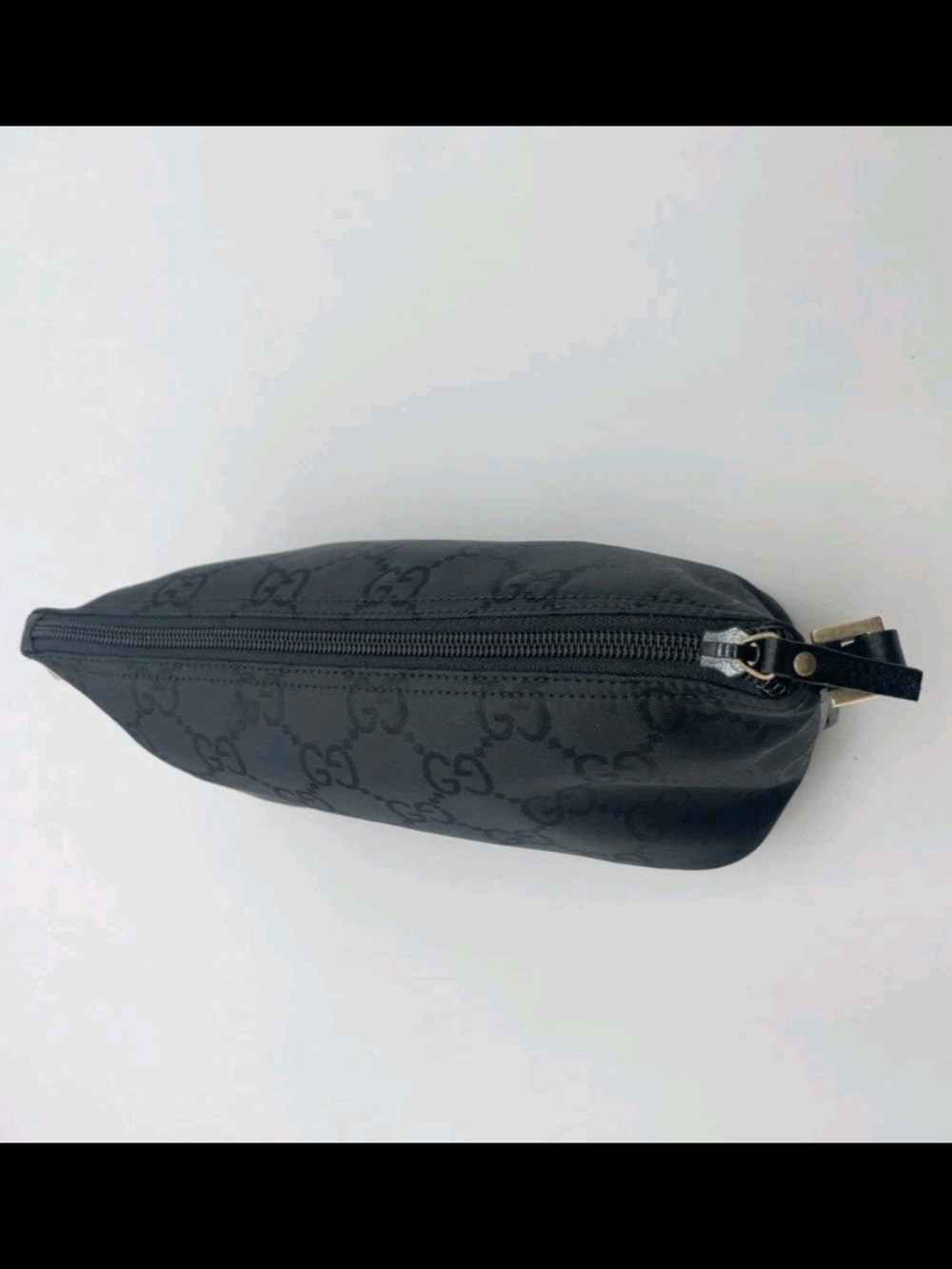 Gucci Black GG Monogram Shoulder Bag - Picture 8 of 16